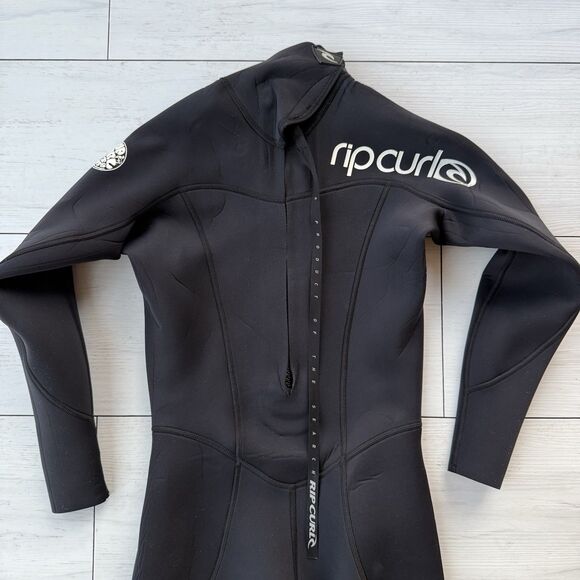 Rip Curl Women’s Size 8 Wet Suit Omega Flatlock 3.2 mm Black Back Zip - Picture 7 of 10